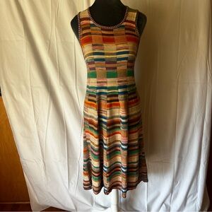 Daily Practice by Anthropology Multicolor Striped Sleeveless Dress